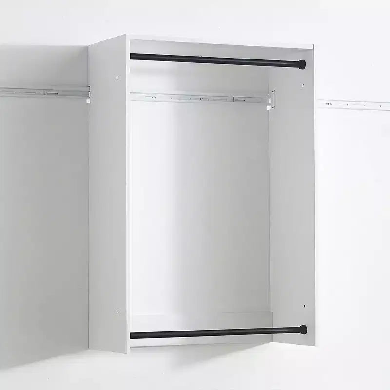 HomeStock Devi Wall Mounted Walk in Wood Closet System