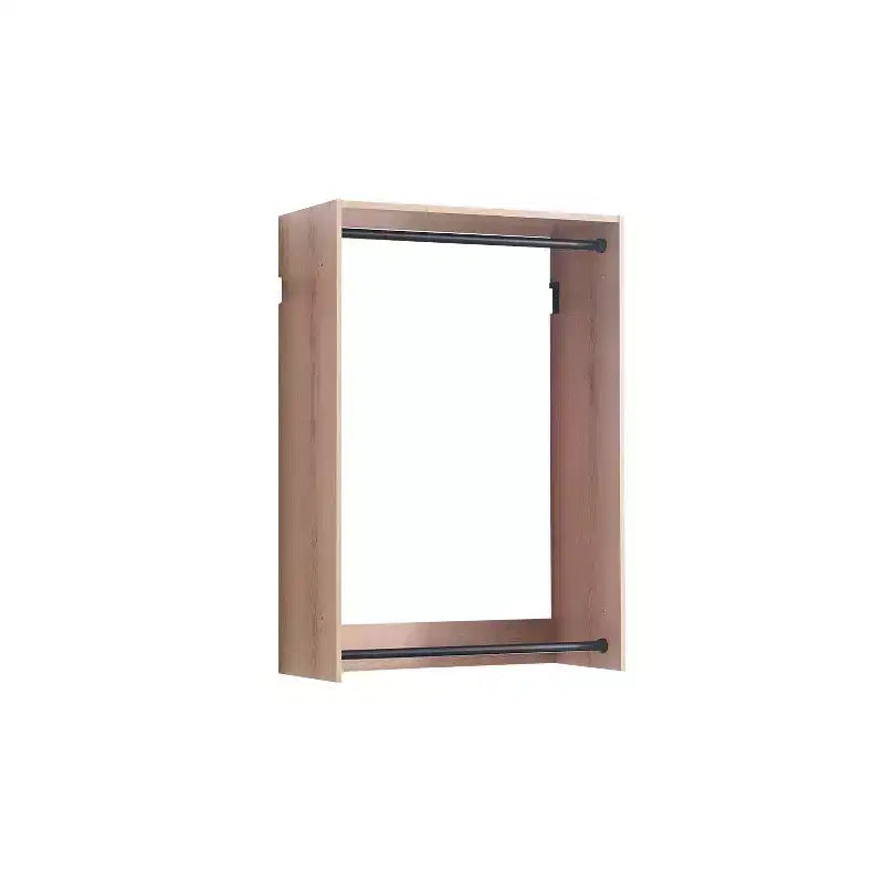 HomeStock Devi Wall Mounted Walk in Wood Closet System