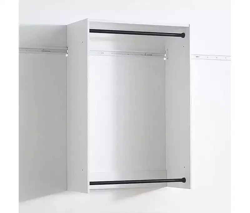HomeStock Devi Wall Mounted Walk in Wood Closet System