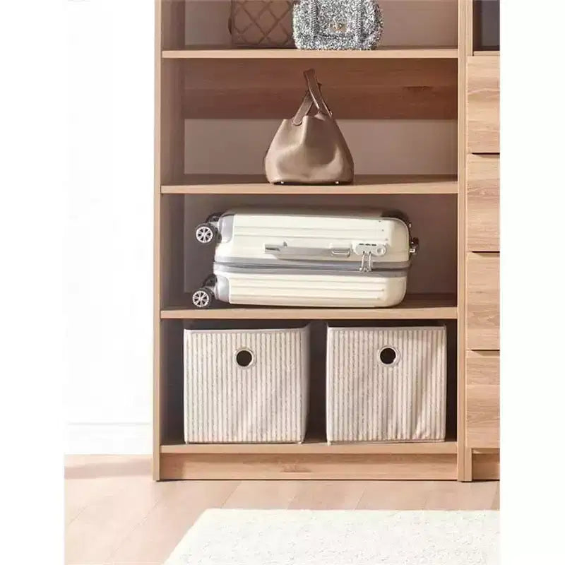 HomeStock Prosper Freestanding Walk in Wood Closet System