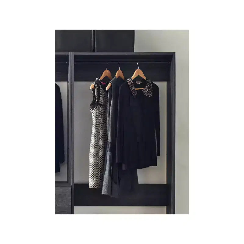 HomeStock Prosper Freestanding Walk in Wood Closet System