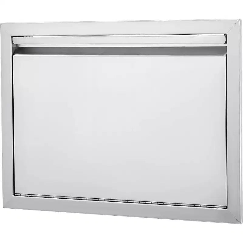 Brushed Stainless Steel BBQ Access Door, Outdoor Kitchen Cabinet Doors, Durable Weather-Resistant Doors for Barbecue Islands, Suitable for Outdoor