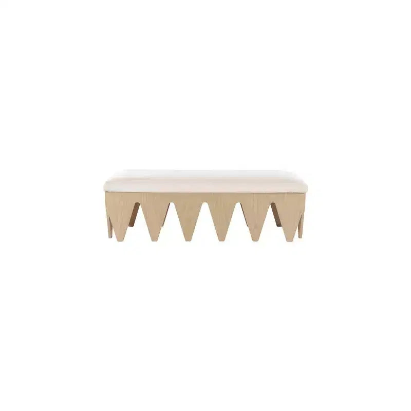 Meridian Furniture,Altair Velour Fur Fabric Bench