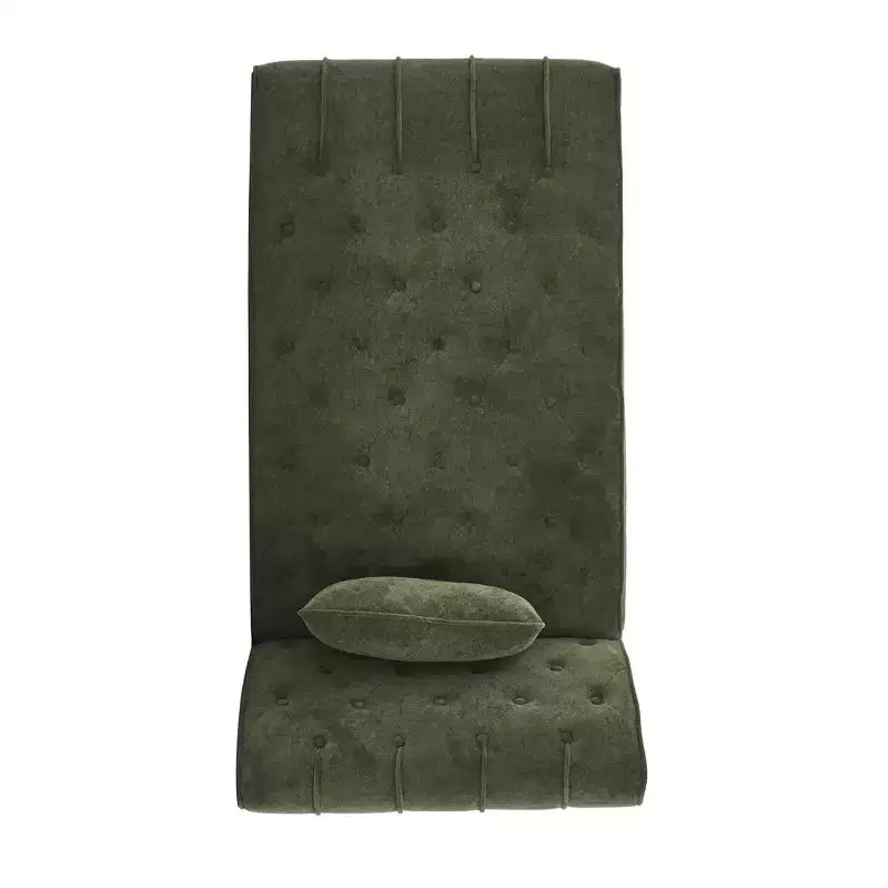 Christopher Knight Home Stroup Modern Glam Upholstered Chaise Lounge with Button-Tufted Diamond Stitch