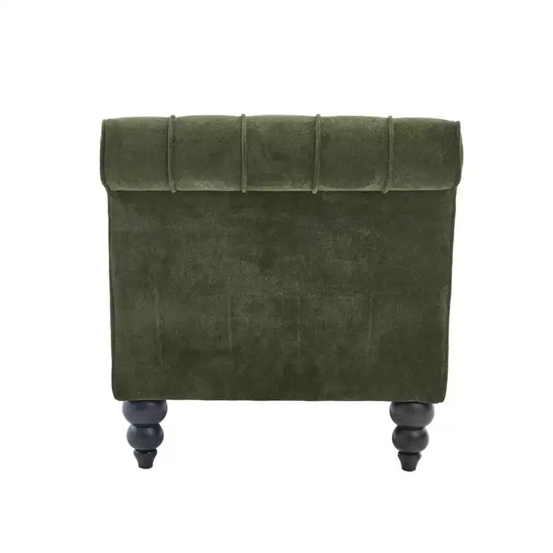 Christopher Knight Home Stroup Modern Glam Upholstered Chaise Lounge with Button-Tufted Diamond Stitch