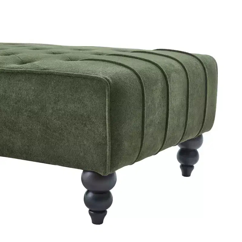Christopher Knight Home Stroup Modern Glam Upholstered Chaise Lounge with Button-Tufted Diamond Stitch