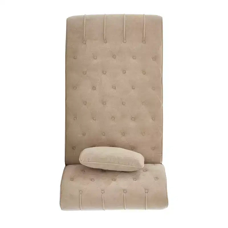 Christopher Knight Home Stroup Modern Glam Upholstered Chaise Lounge with Button-Tufted Diamond Stitch