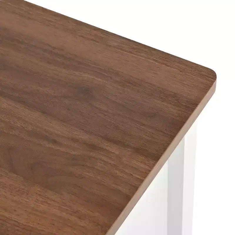 Storage Cabinet with Deep Space 5 Drawers for Living Room Hallway White